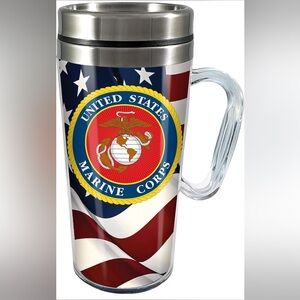Spoontiques - Insulated Travel Mug - Acrylic and Stainless Steel - U.S Navy